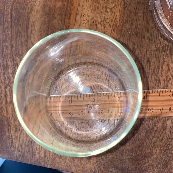 Brown gold bronze candle holder and glass insert home decor with cross design​​ - Picture 9 of 13